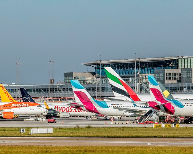 Der Sommerflugplan von Hamburg Airport 2019.