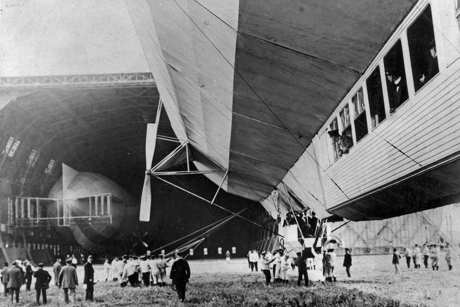 Zeppelinhalle Flughafen Hamburg 1913