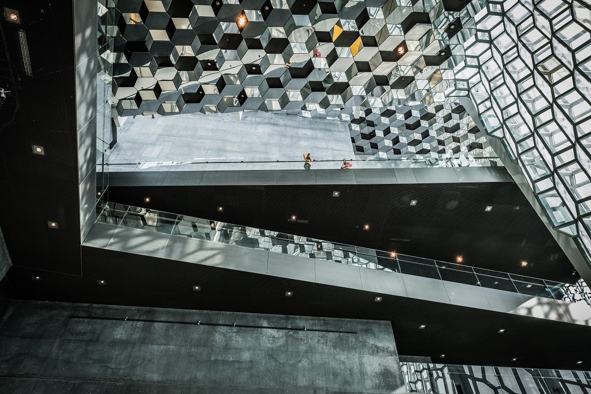 Islands Oper Harpa von innen