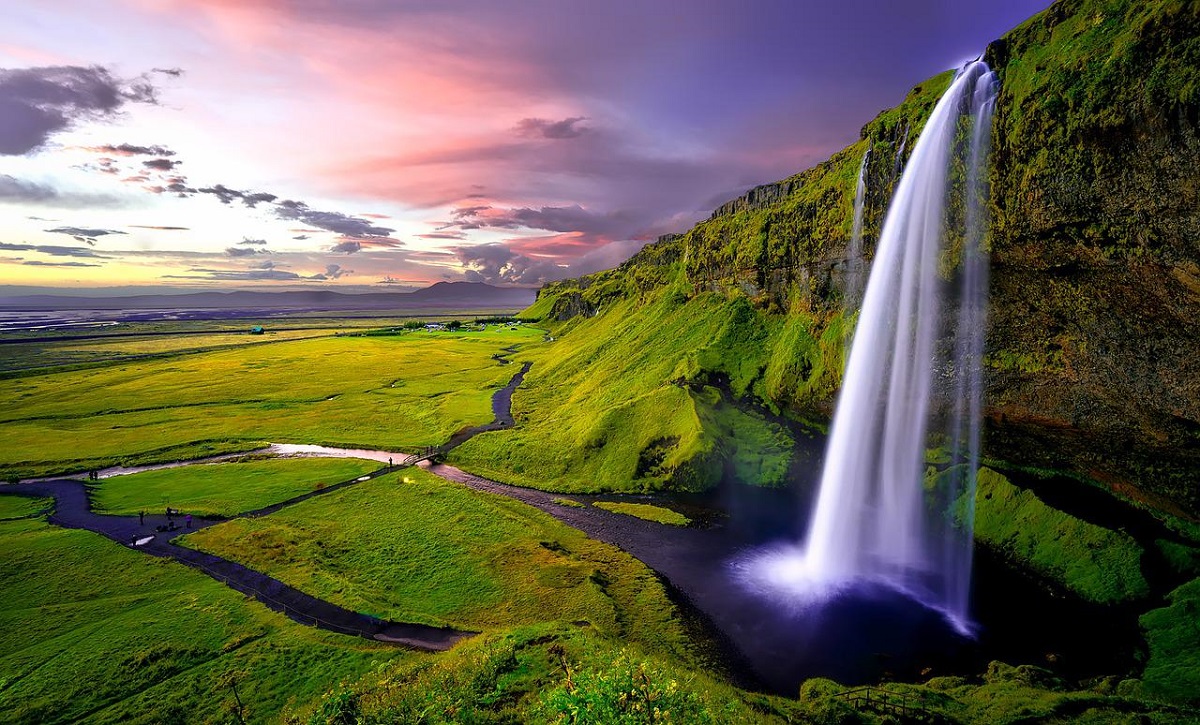 Wasserfall in Island