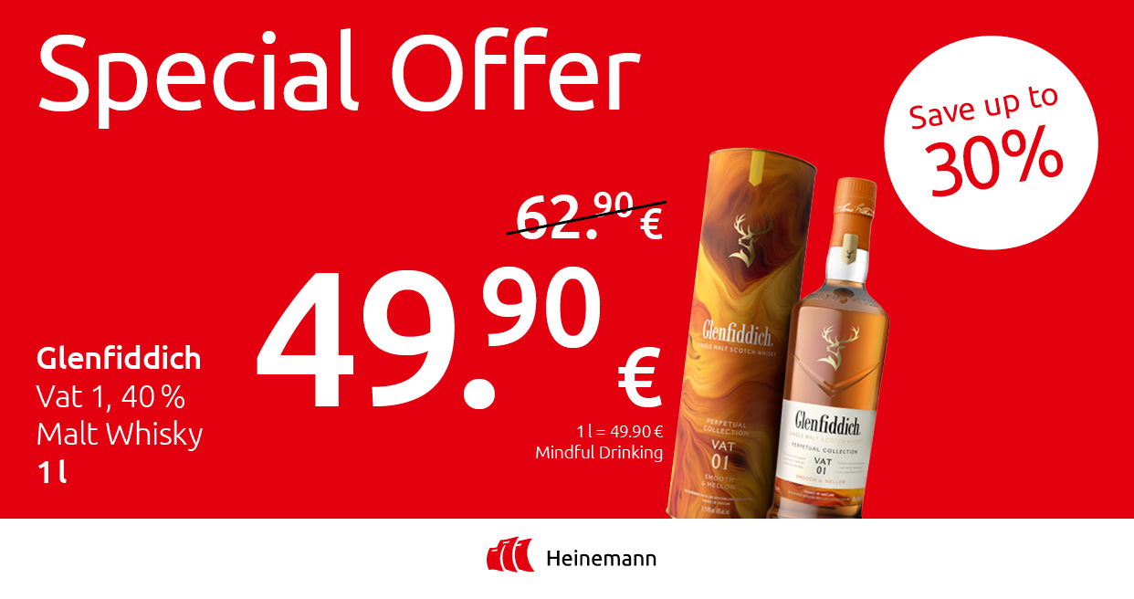 Sonderangebot - Glenfiddich bei Heinemann im Online-Shop kaufen