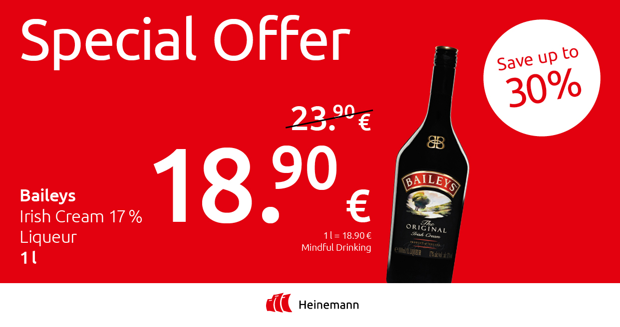 Sonderangebot - Baileys Likör bei Heinemann im Online-Shop kaufen