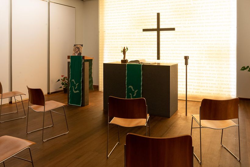 Prayer room at Hamburg Airport