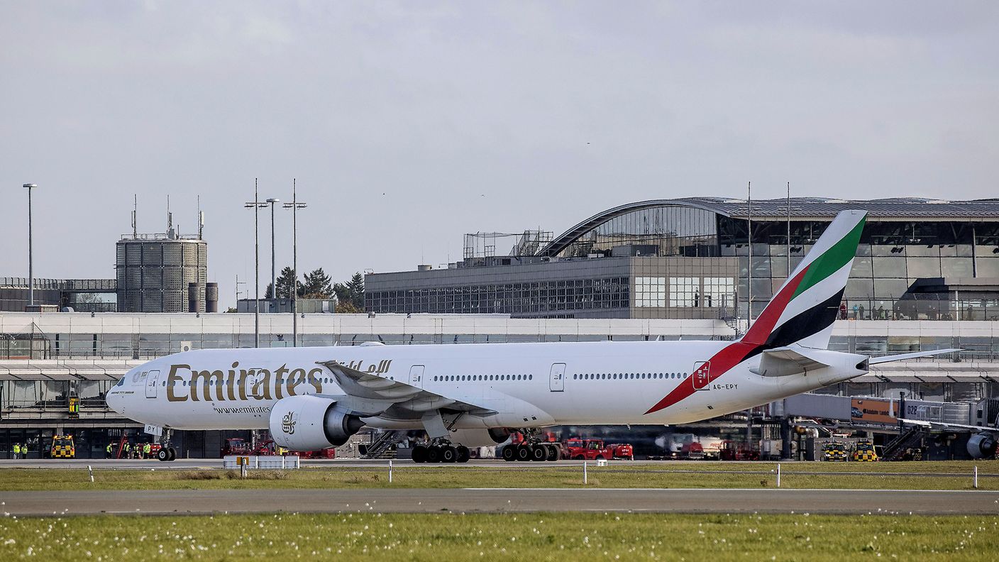 Emirates am Hamburg Airport