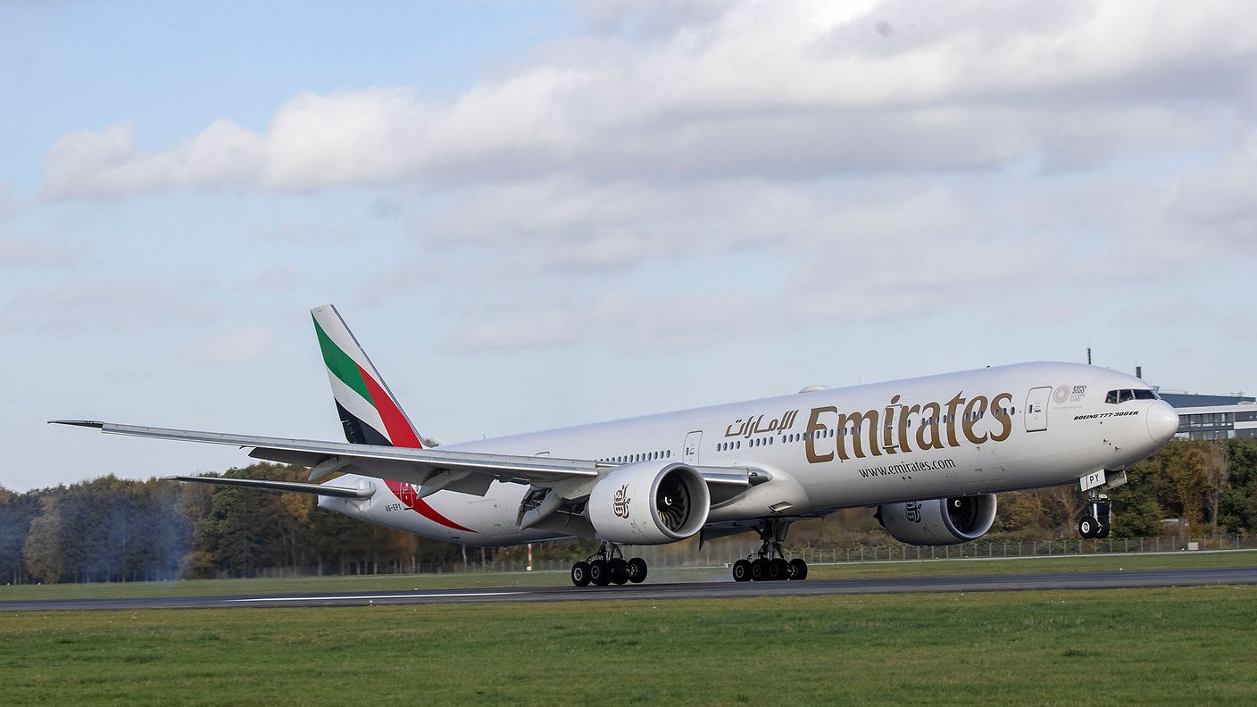 Emirates am Hamburg Airport