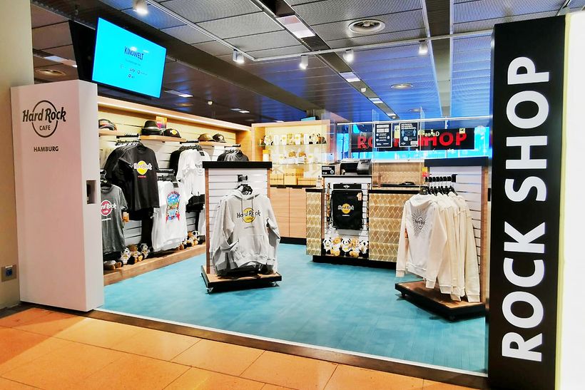 Hard Rock Cafe Pop-Up Shop am Hamburg Airport