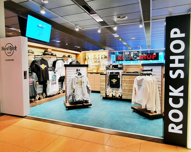 Hard Rock Cafe Pop-Up Shop am Hamburg Airport