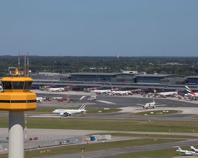 Luftaufnahme Hamburg Airport