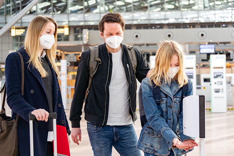 Sommerflugplan Hygienemaßnahmen am Hamburg Airport