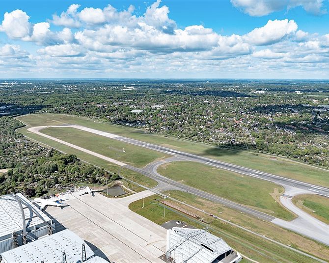 Luftaufnahme Hamburg Airport