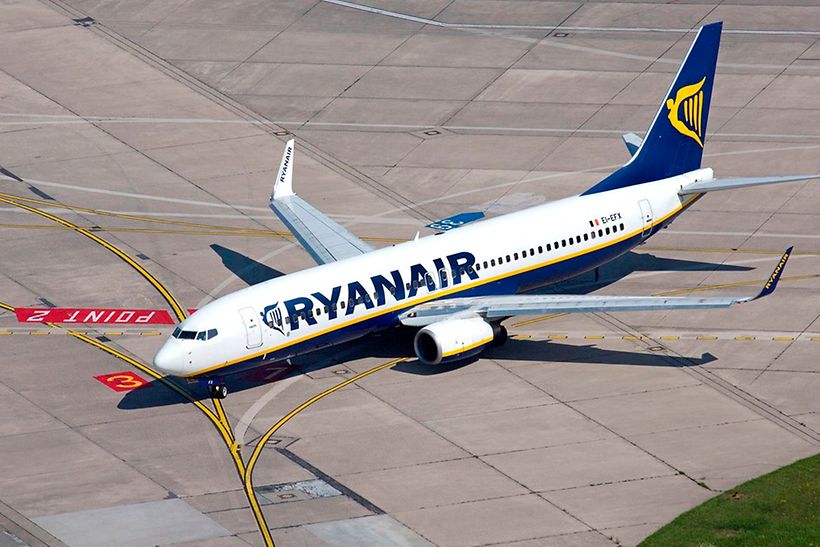 Flugzeug von Ryanair