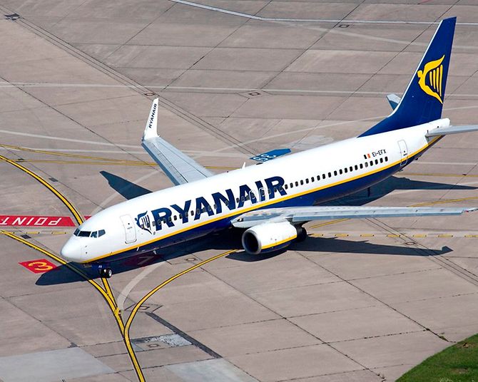 Flugzeug von Ryanair