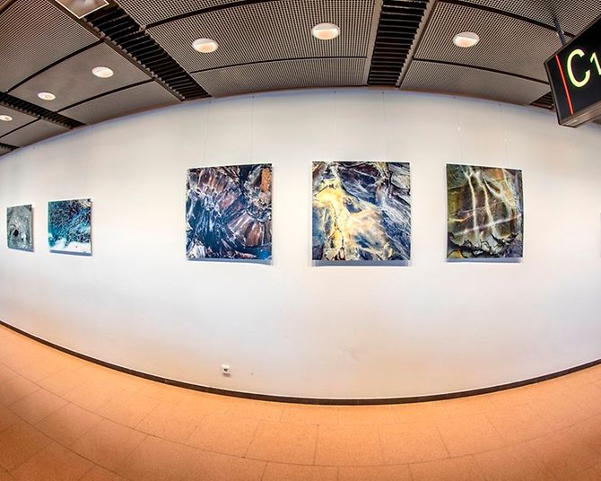 Ausstellung Chaos und Struktur von Juli m