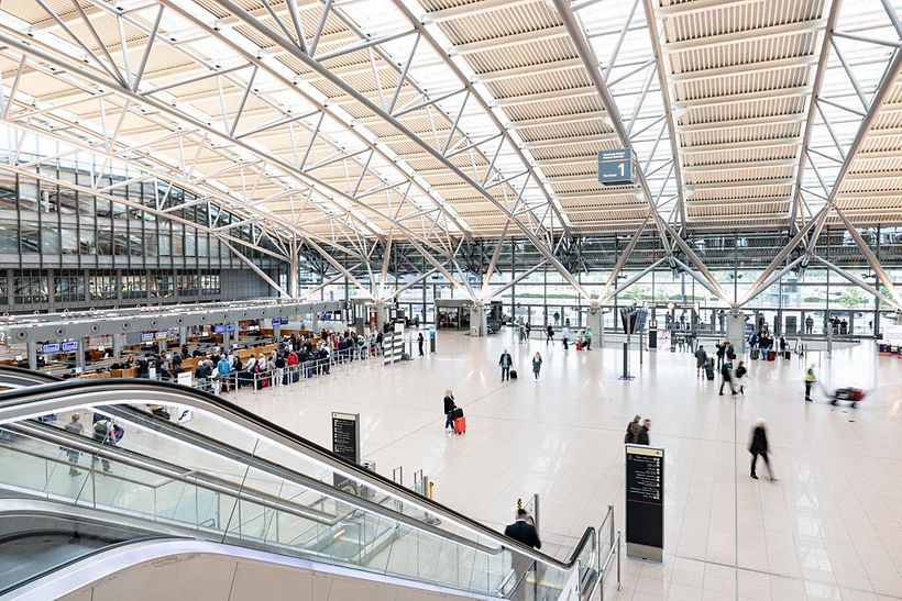 Terminal am Hamburger Flughafen