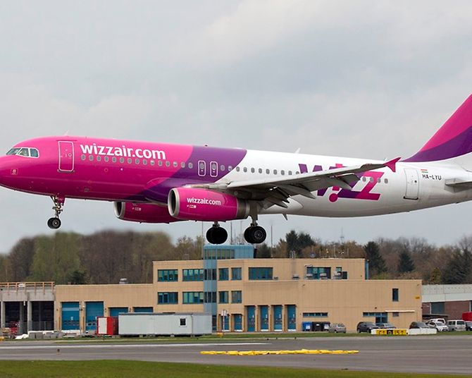 wizzair-landung