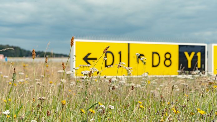 Umwelt Beschilderung Vorfeld