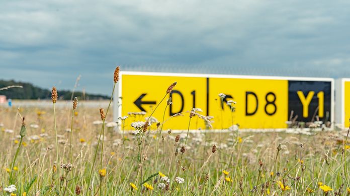 Umwelt Beschilderung Vorfeld
