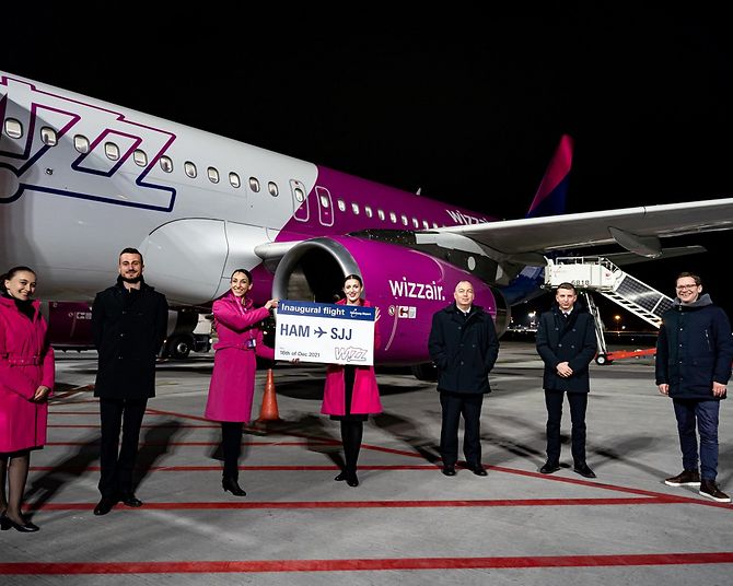 Wizz Air Erstflüge Sarajevo und Banja Luka