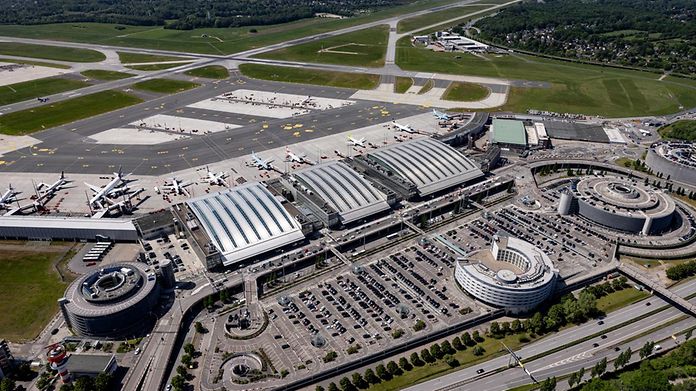 Luftaufnahme von Hamburg Airport