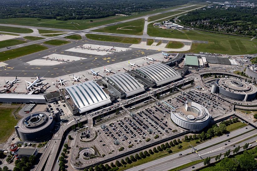 Luftaufnahme von Hamburg Airport