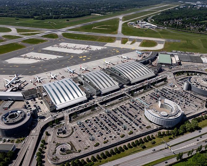 Luftaufnahme von Hamburg Airport
