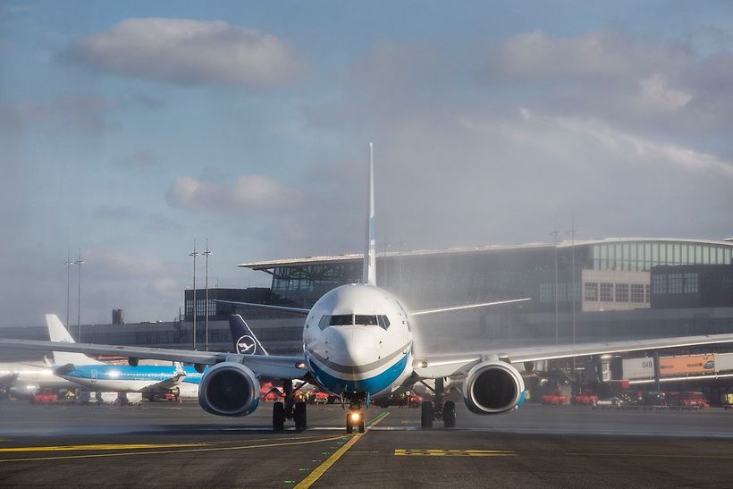 Erstflug Tel Aviv_Wasserfontäne Flughafenfeuerwehr