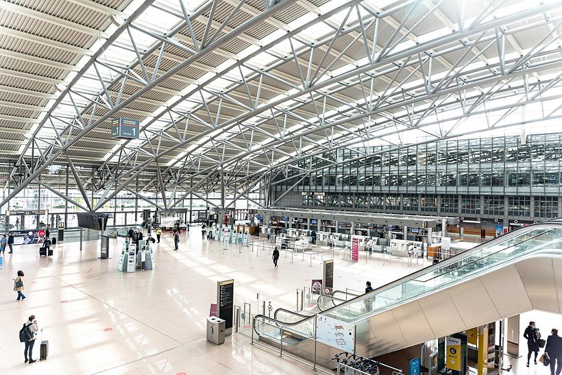 Terminal 1 am Hamburg Airport