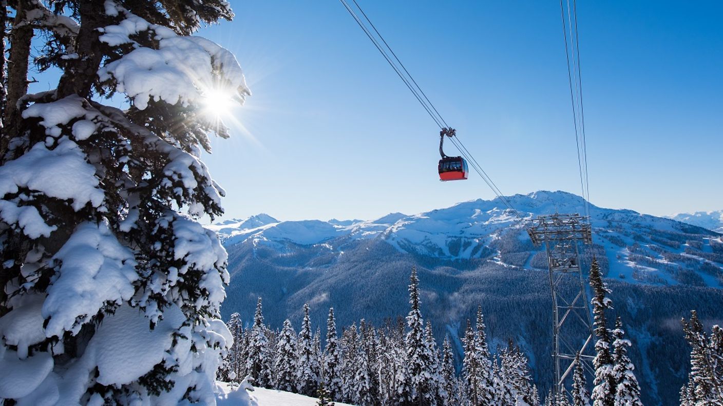 Whistler Ski Resort im Winter