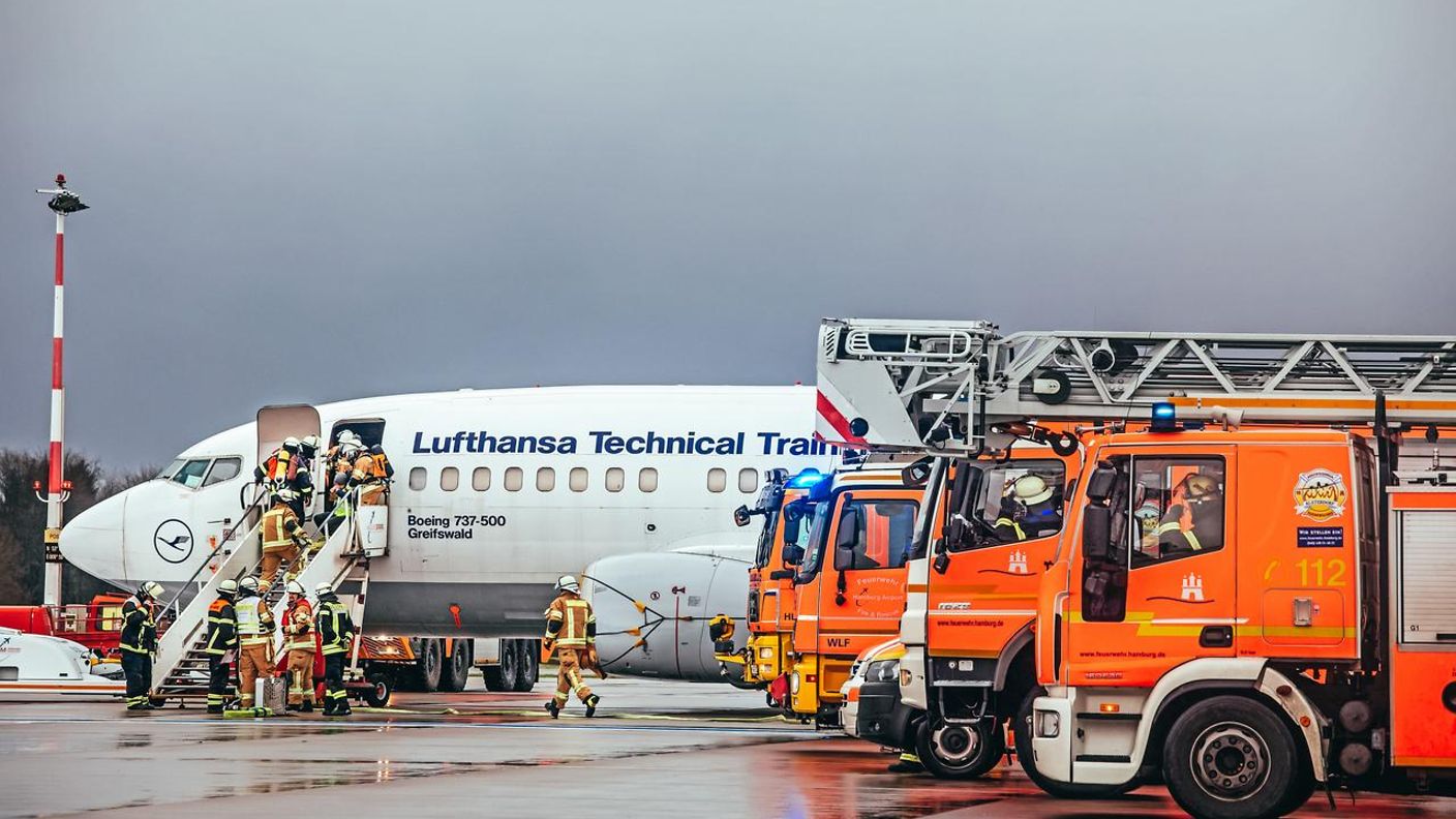 Sicherheitstraining am Hamburg Airport