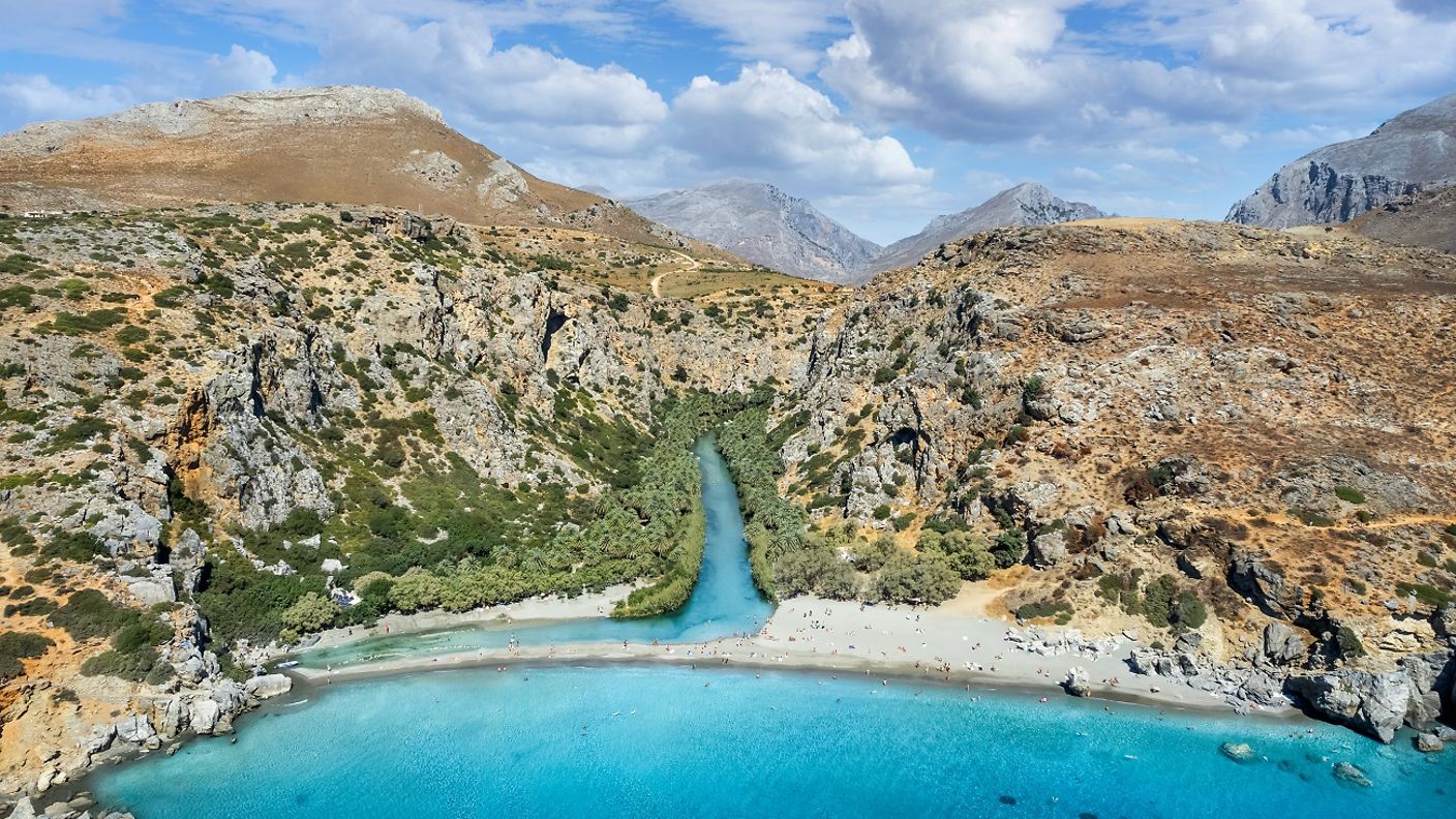 Préveli Beach auf Kreta