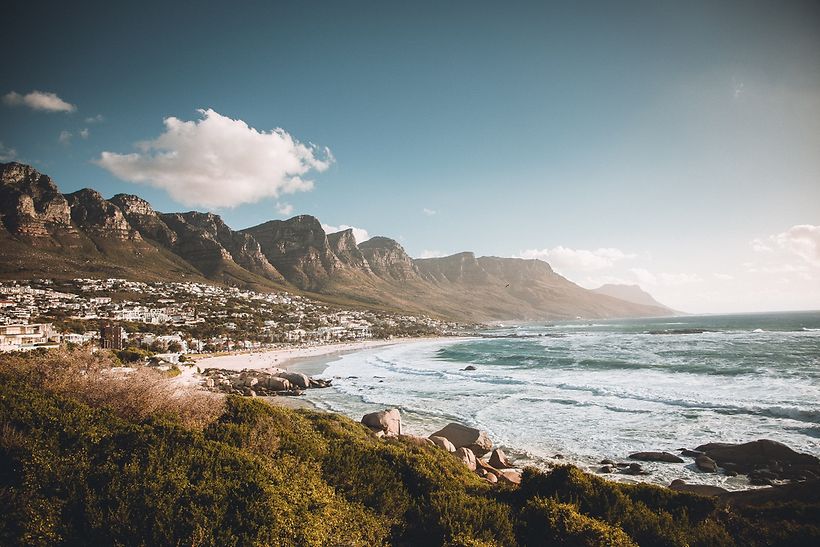 Strand in Kapstadt in Südafrika