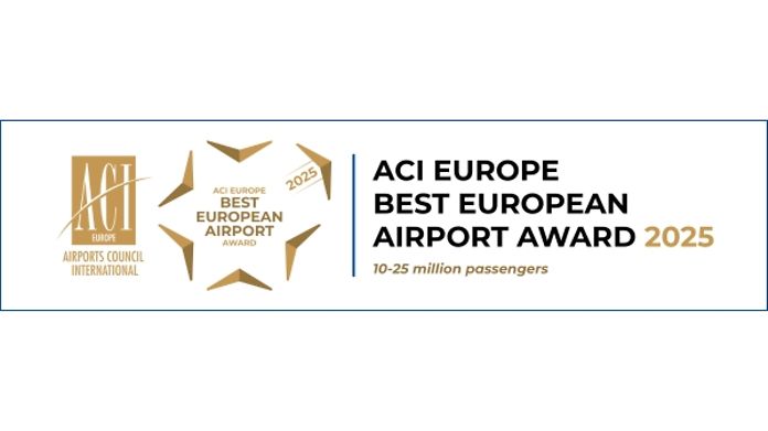 Logo ACI-Award als Best Airport Europe 