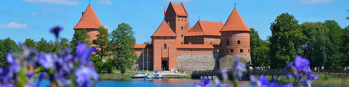 Wasserburg von Trakai bei Vilnius