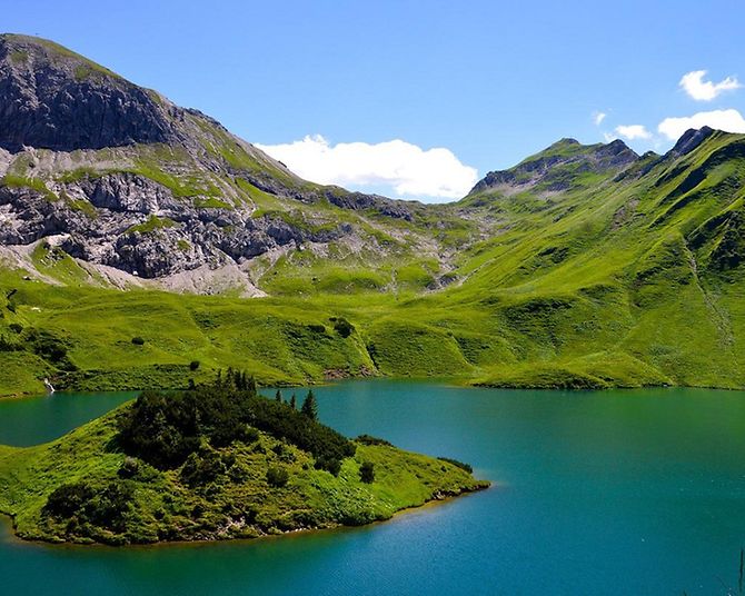 Berge und Seen im Allgäu