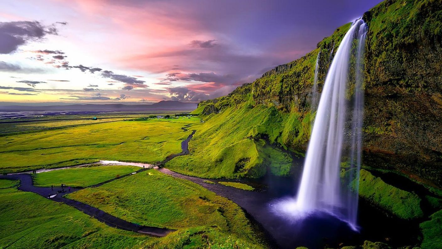 Wasserfall in Island