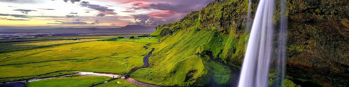 Wasserfall in Island