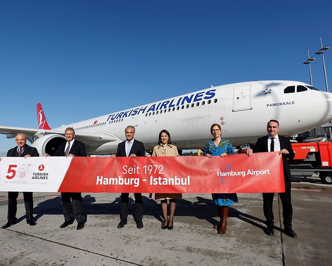 50 Jahren Turkish Airlines in Hamburg 