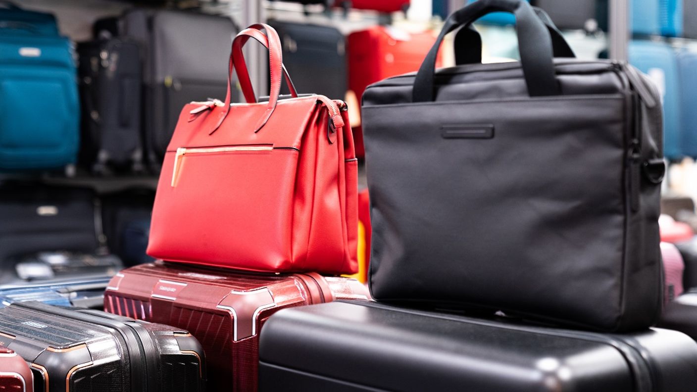 Koffer und Taschen am Hamburger Flughafen