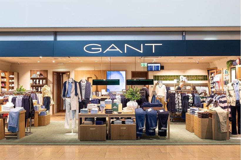 GANT Storefront - zeigt das Sortiment an Bekleidung und Accessoires der Marke