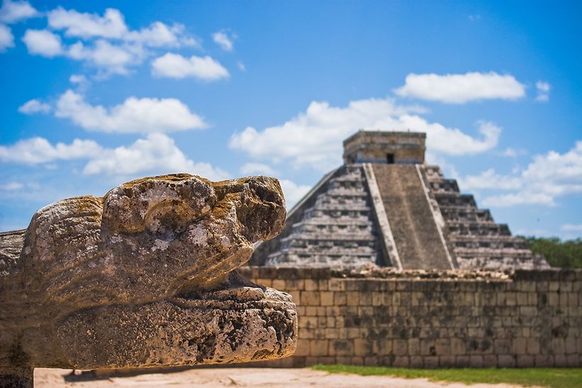 Maya-Ruine Chichén Itzá in Mexico auf Yucatán