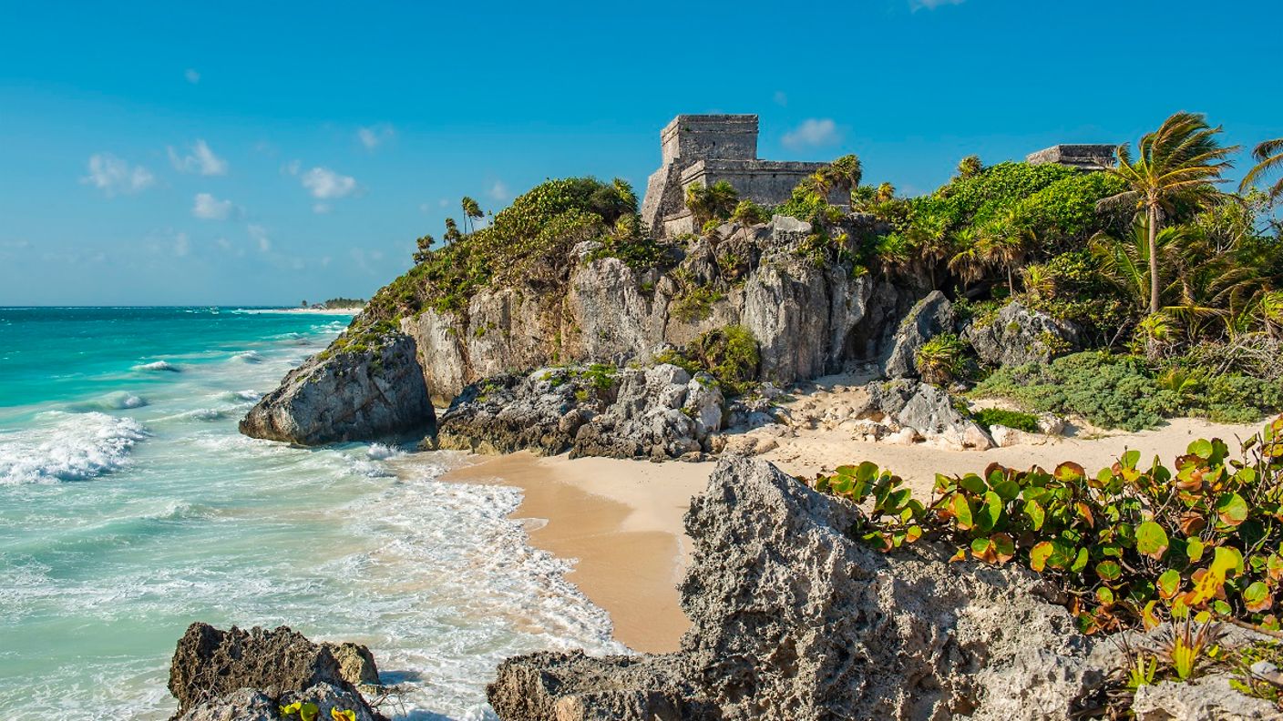 Maya-Ruinen in Tulum auf Yucatán