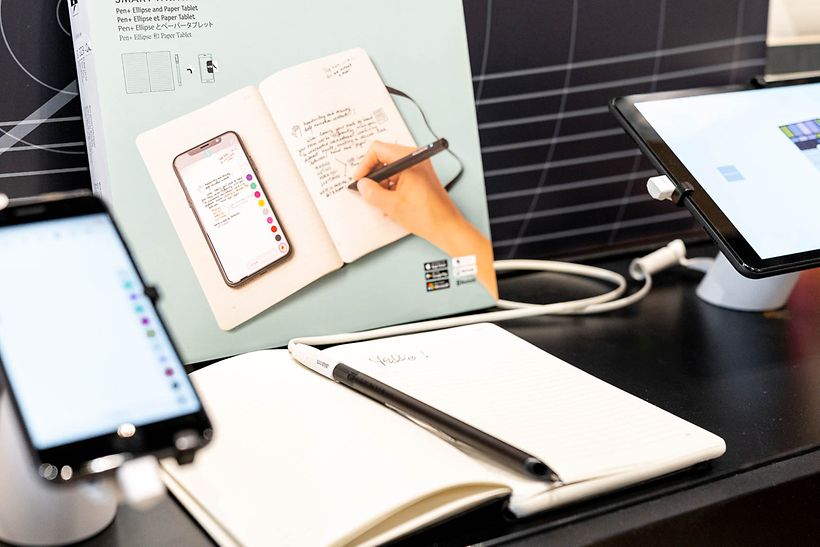 Moleskine Detailansicht - digitales Notizbuch