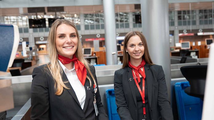 Mitarbeiterinnen im Passagierservice