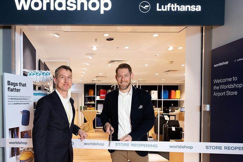 Wiedereröffnung Lufthansa Worldshop_Ribbon-Cutting
