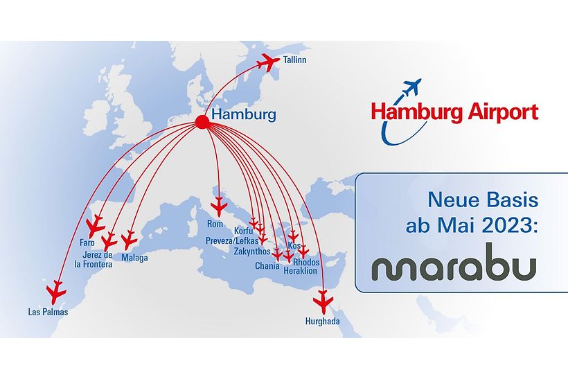 Marabu Airlines Streckennetz