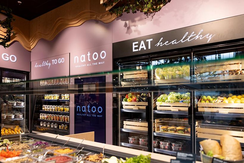 Natoo - Auswahl an gesunden und frischen Produkten