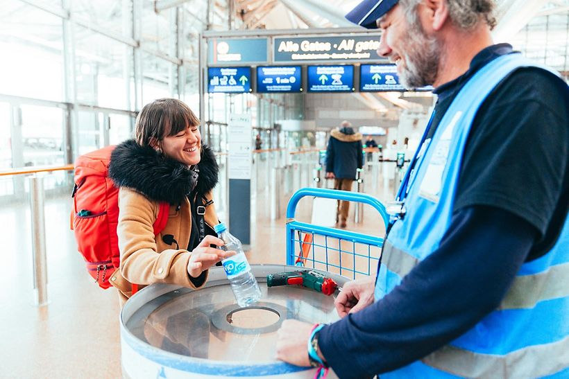 Pfandflaschen am Flughafen - Hamburg Airport