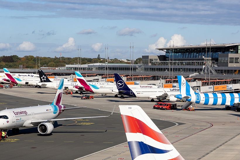 Vorfeld Hamburg Airport