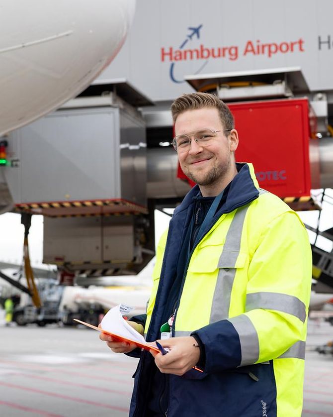 Ramp Agent am Hamburg Airport