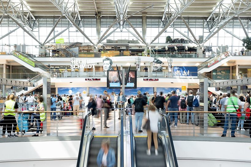 Terminal am Hamburger Flughafen